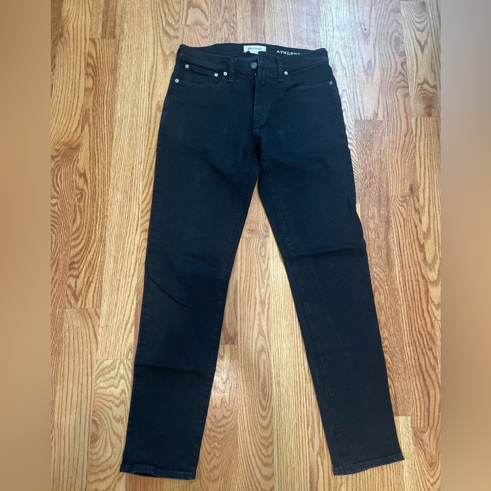 Madewell Mens Athletic Slim Pants black - 32 x 34